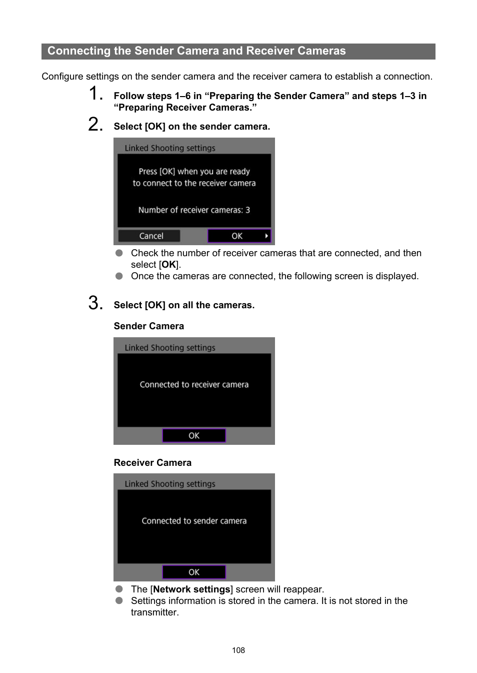 Canon WFT-R10A Wireless File Transmitter for EOS R5 C & R5 Mirrorless Camera User Manual | Page 108 / 176