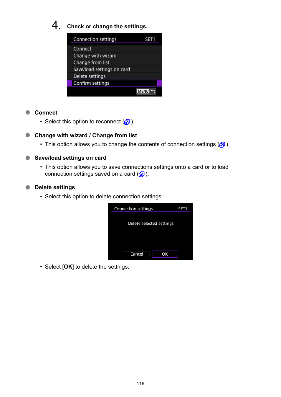 Canon WFT-R10A Wireless File Transmitter for EOS R5 C & R5 Mirrorless Camera User Manual | Page 116 / 176