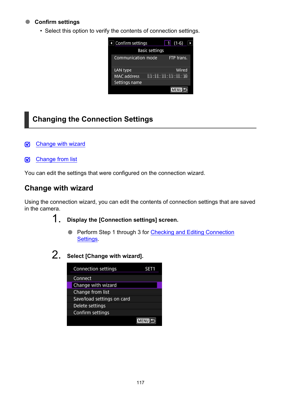 Canon WFT-R10A Wireless File Transmitter for EOS R5 C & R5 Mirrorless Camera User Manual | Page 117 / 176