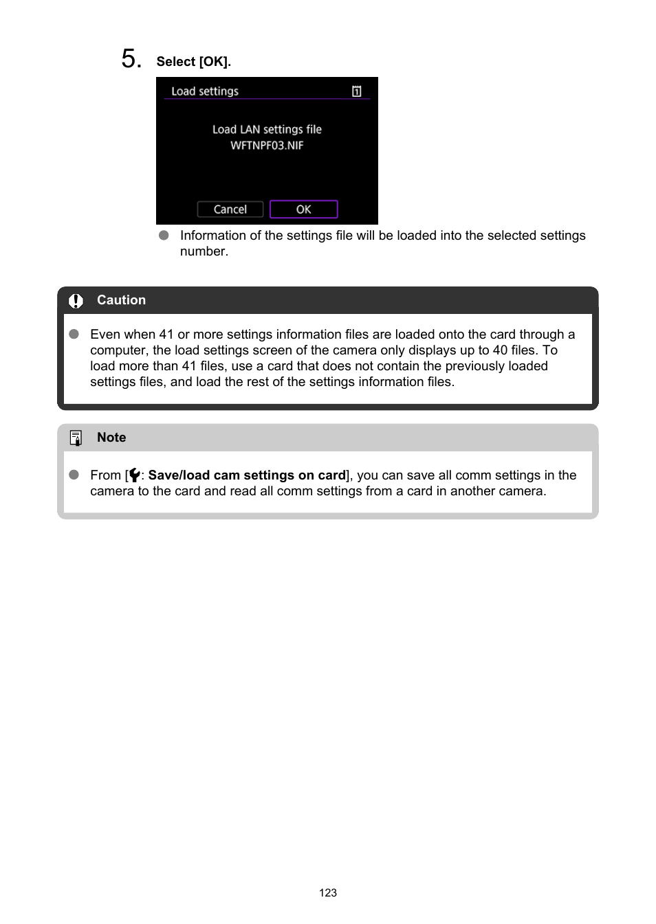 Canon WFT-R10A Wireless File Transmitter for EOS R5 C & R5 Mirrorless Camera User Manual | Page 123 / 176