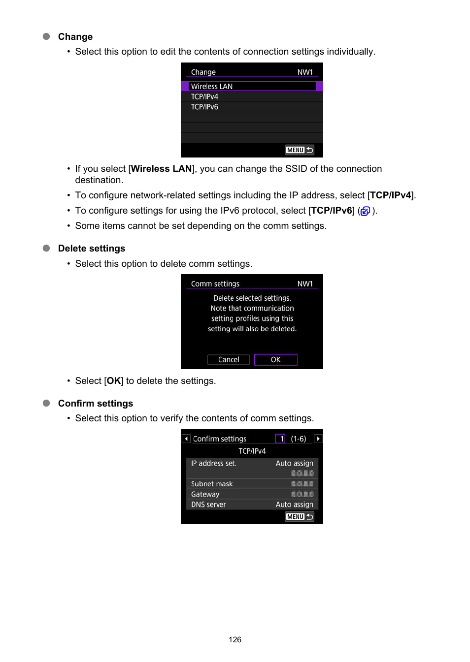 Canon WFT-R10A Wireless File Transmitter for EOS R5 C & R5 Mirrorless Camera User Manual | Page 126 / 176