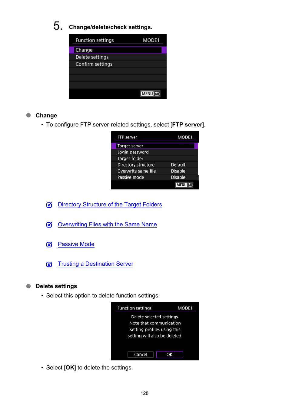 Canon WFT-R10A Wireless File Transmitter for EOS R5 C & R5 Mirrorless Camera User Manual | Page 128 / 176