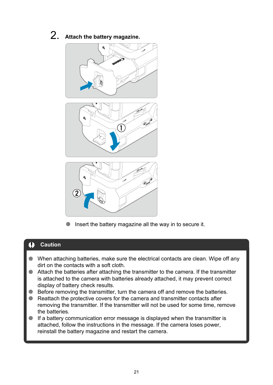 Canon WFT-R10A Wireless File Transmitter for EOS R5 C & R5 Mirrorless Camera User Manual | Page 21 / 176