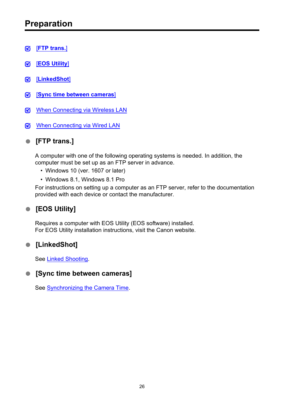 Preparation | Canon WFT-R10A Wireless File Transmitter for EOS R5 C & R5 Mirrorless Camera User Manual | Page 26 / 176