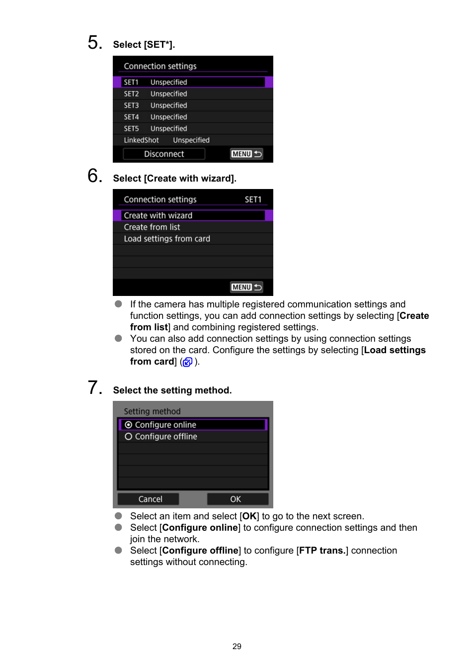 Canon WFT-R10A Wireless File Transmitter for EOS R5 C & R5 Mirrorless Camera User Manual | Page 29 / 176