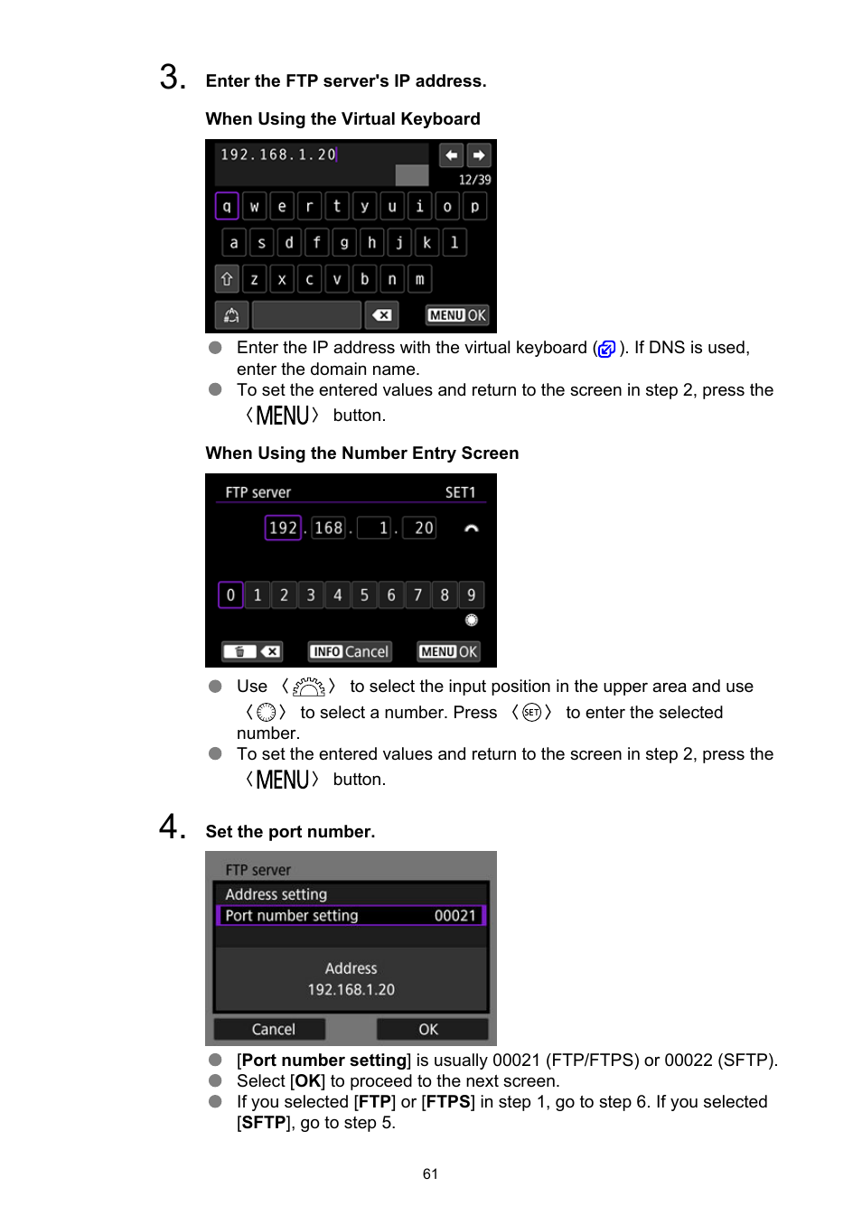 Canon WFT-R10A Wireless File Transmitter for EOS R5 C & R5 Mirrorless Camera User Manual | Page 61 / 176