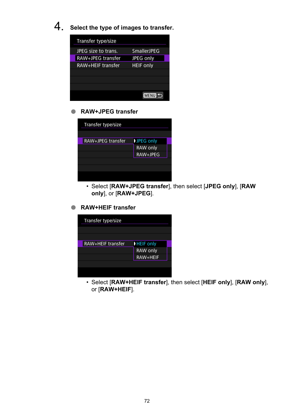 Canon WFT-R10A Wireless File Transmitter for EOS R5 C & R5 Mirrorless Camera User Manual | Page 72 / 176