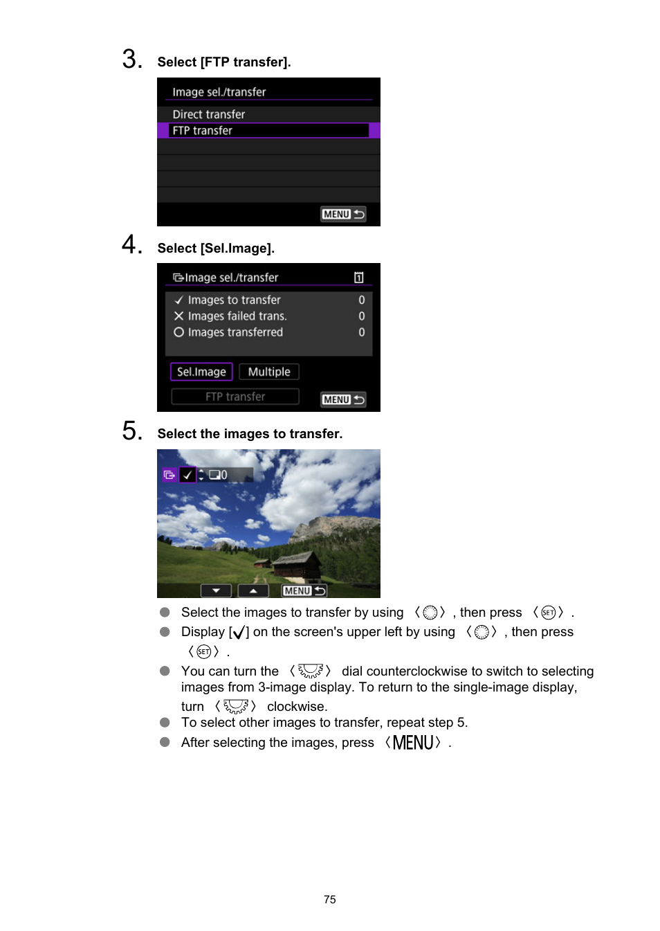 Canon WFT-R10A Wireless File Transmitter for EOS R5 C & R5 Mirrorless Camera User Manual | Page 75 / 176