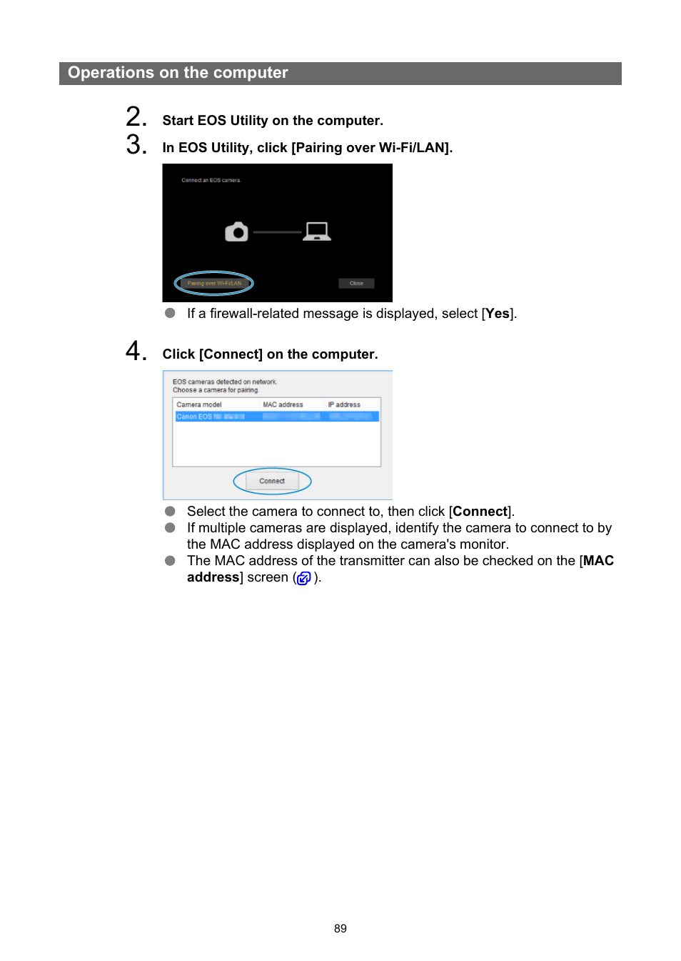 Canon WFT-R10A Wireless File Transmitter for EOS R5 C & R5 Mirrorless Camera User Manual | Page 89 / 176