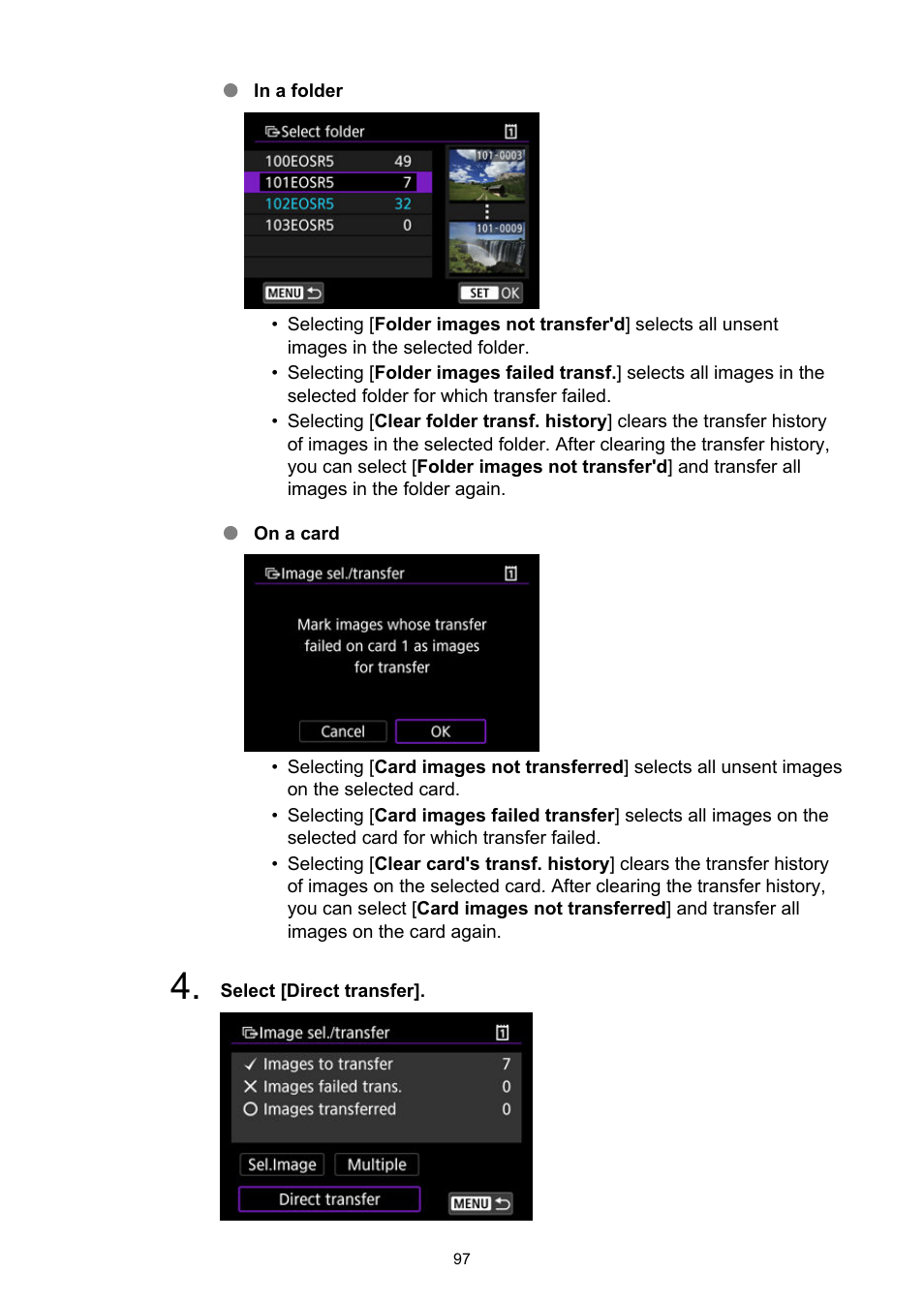 Canon WFT-R10A Wireless File Transmitter for EOS R5 C & R5 Mirrorless Camera User Manual | Page 97 / 176