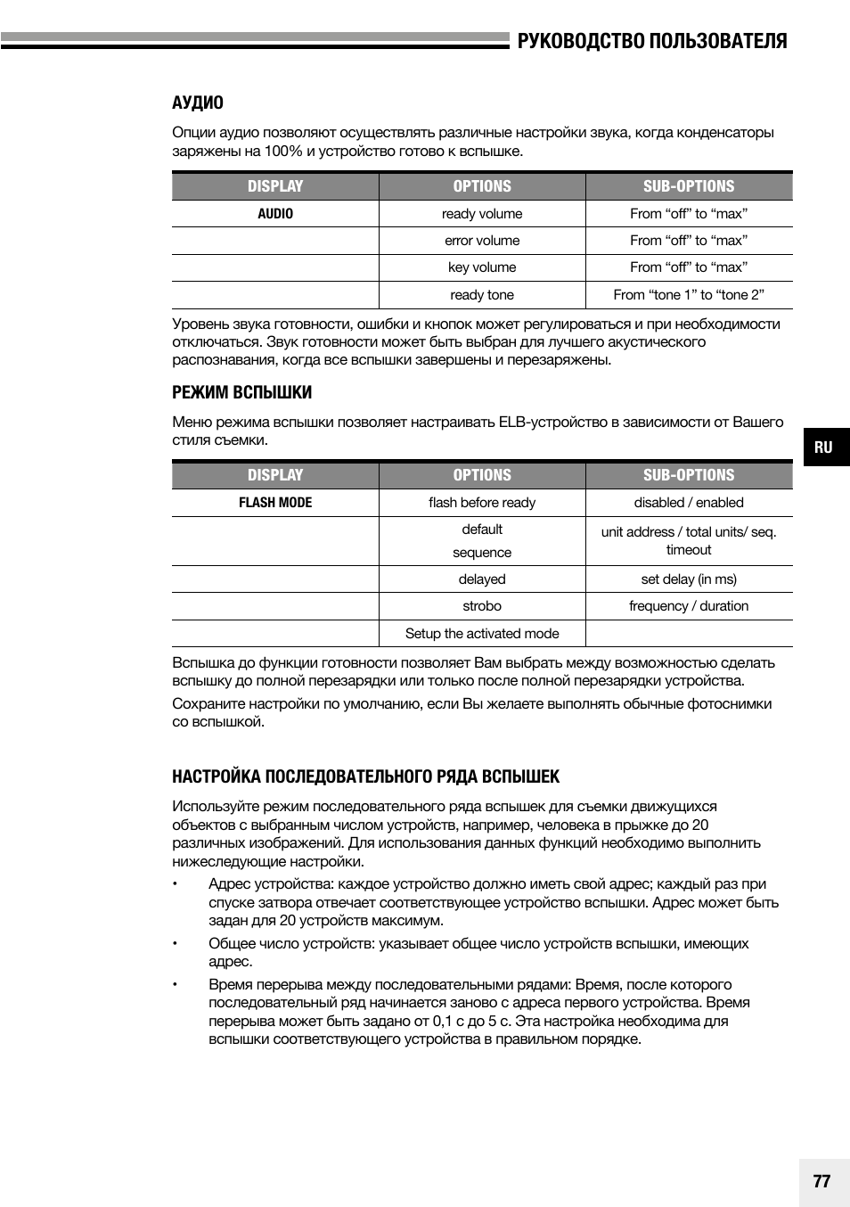 Руководство пользователя | Elinchrom Plug-In Flashtube Pro 400 for Quadra Pro and Quadra S Heads User Manual | Page 78 / 110