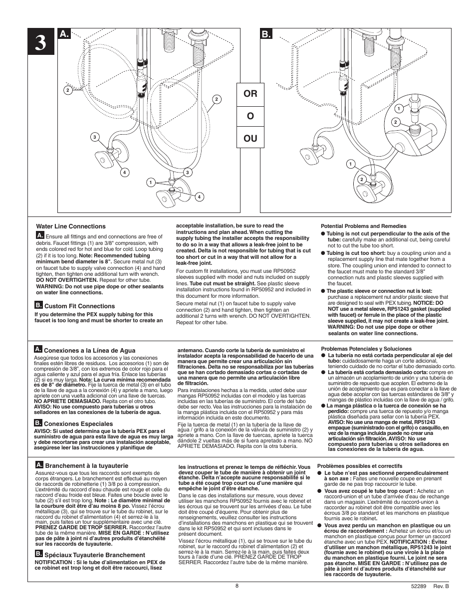 A. b. or o ou | Delta 441-DST Series User Manual | Page 8 / 12