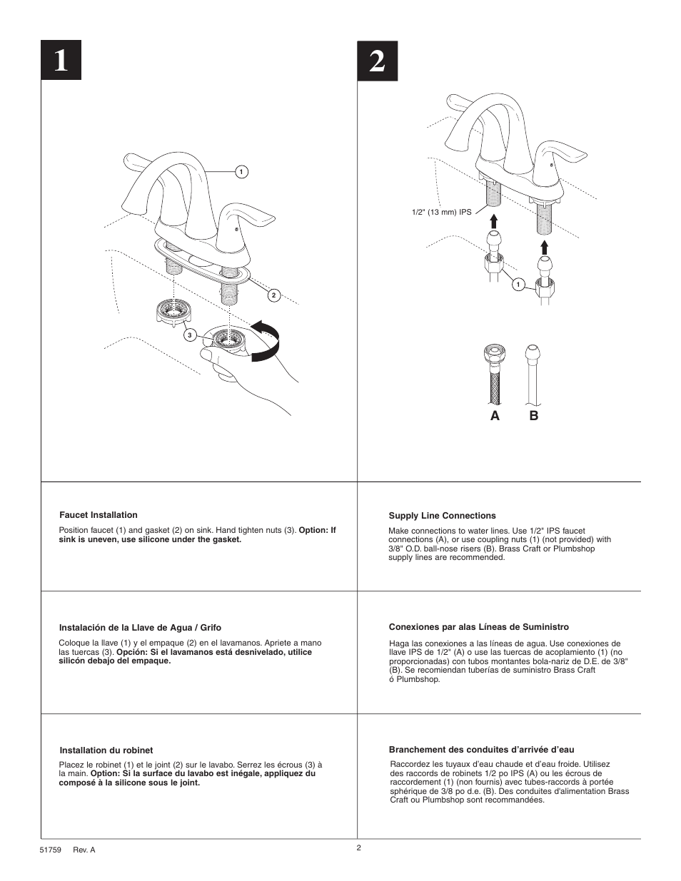 Delta 25938 Series User Manual | Page 2 / 6