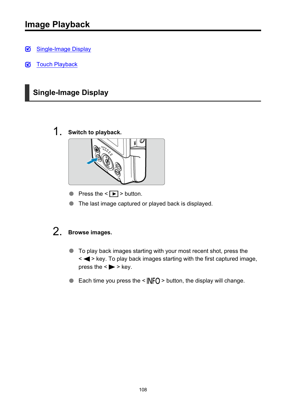 Image playback | Canon PowerShot V10 Vlog Camera (Black) User Manual | Page 108 / 288