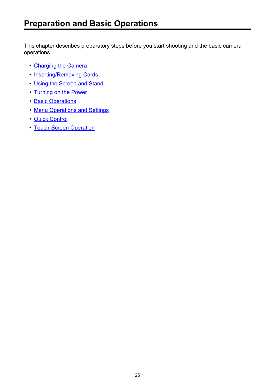 Preparation and basic operations | Canon PowerShot V10 Vlog Camera (Black) User Manual | Page 25 / 288