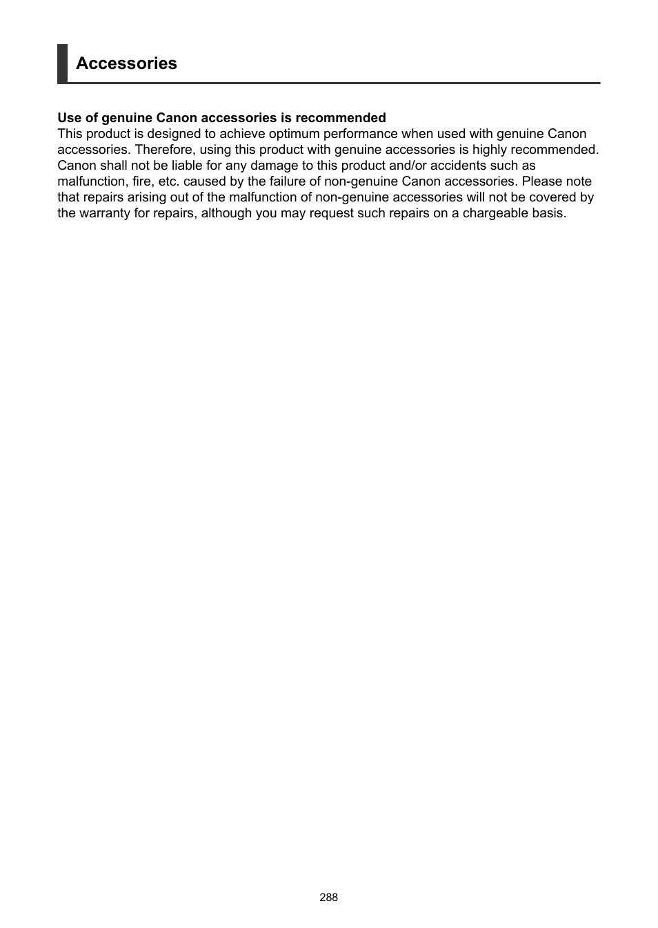 Accessories | Canon PowerShot V10 Vlog Camera (Black) User Manual | Page 288 / 288