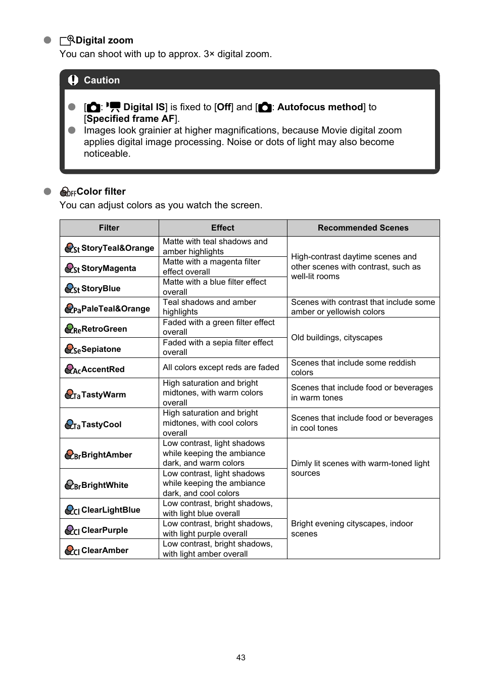Canon PowerShot V10 Vlog Camera (Black) User Manual | Page 43 / 288
