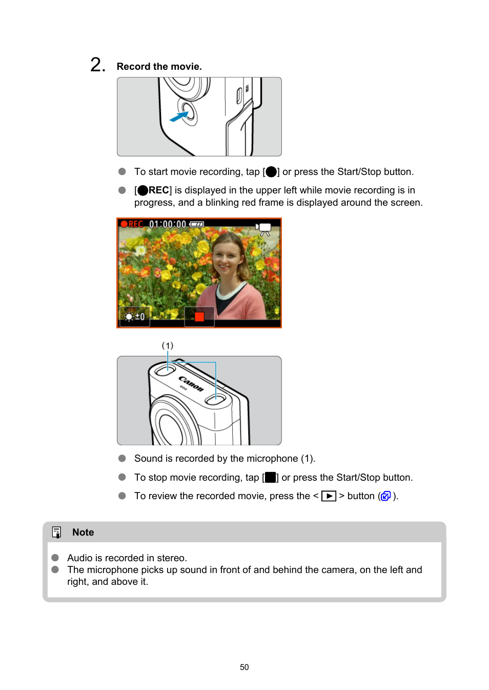 Canon PowerShot V10 Vlog Camera (Black) User Manual | Page 50 / 288