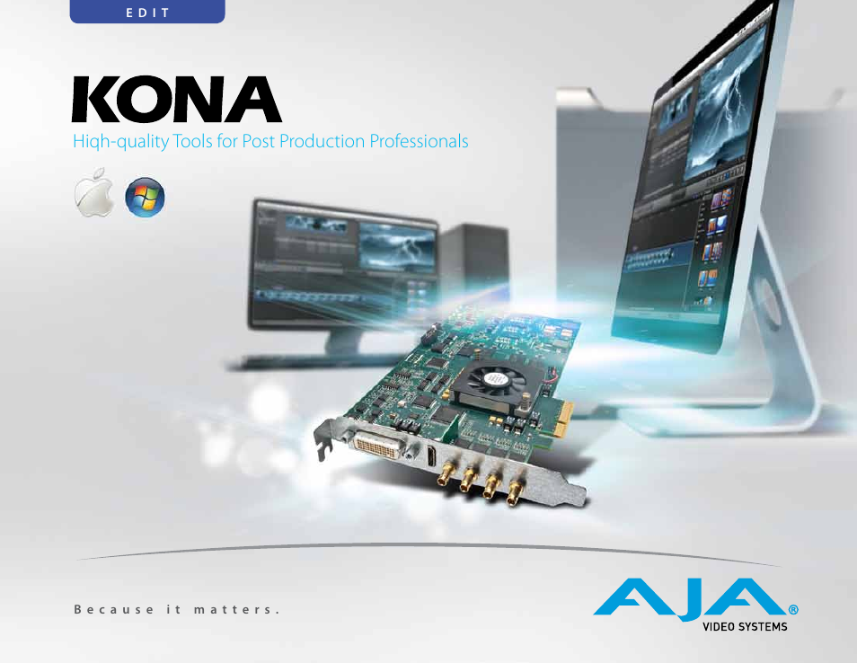 AJA KONA LHi Capture Card User Manual | 12 pages