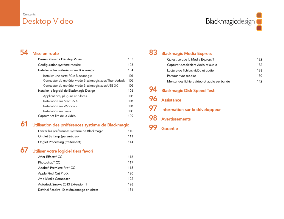 Desktop video | Blackmagic Design DeckLink Studio 4K Capture & Playback Card User Manual | Page 102 / 295