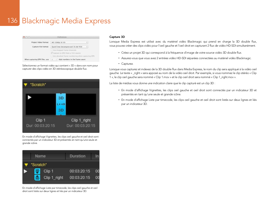 Blackmagic media express | Blackmagic Design DeckLink Studio 4K Capture & Playback Card User Manual | Page 136 / 295