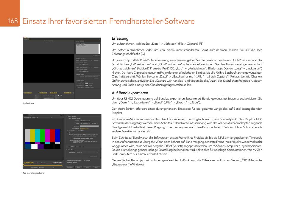 Blackmagic Design DeckLink Studio 4K Capture & Playback Card User Manual | Page 168 / 295