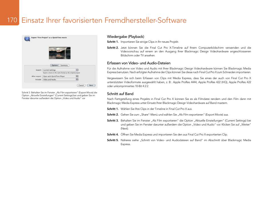 Blackmagic Design DeckLink Studio 4K Capture & Playback Card User Manual | Page 170 / 295