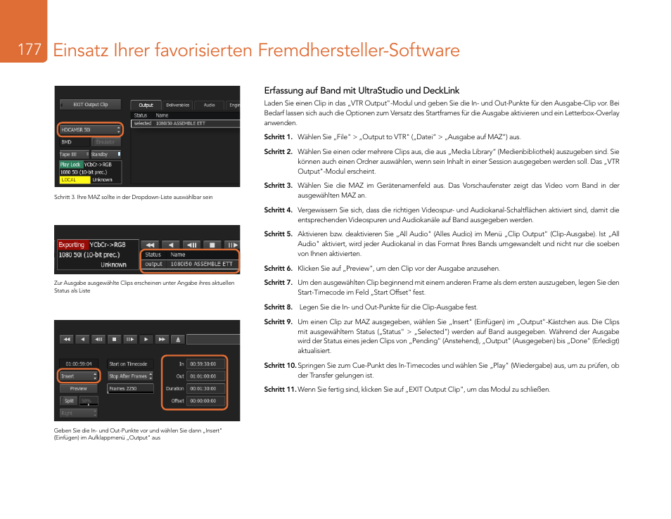 Blackmagic Design DeckLink Studio 4K Capture & Playback Card User Manual | Page 177 / 295