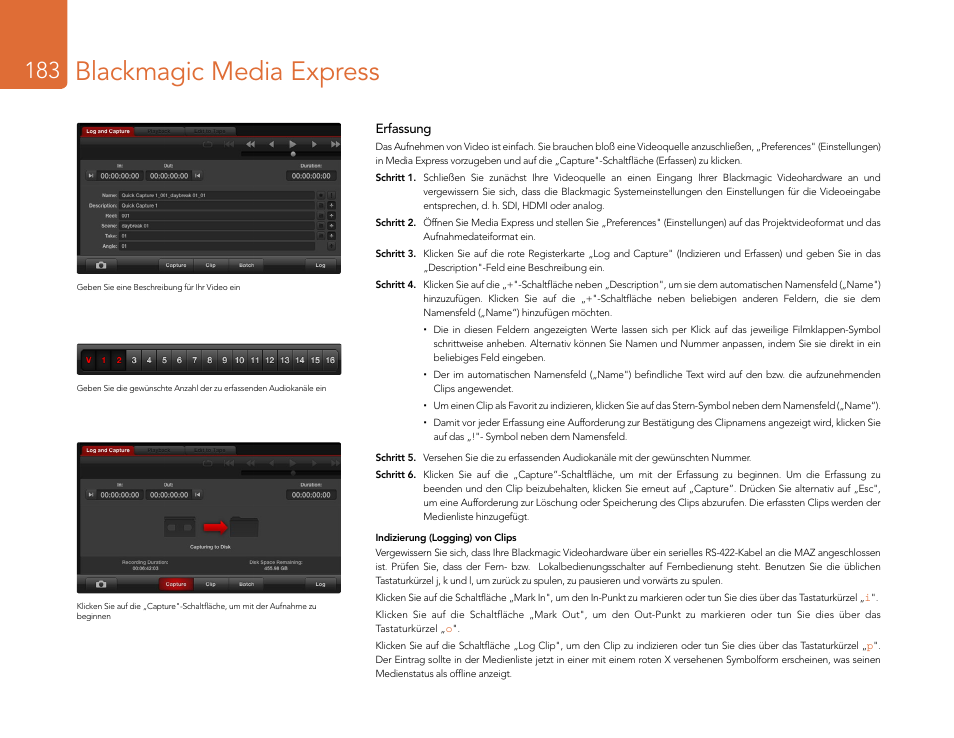 Blackmagic media express | Blackmagic Design DeckLink Studio 4K Capture & Playback Card User Manual | Page 183 / 295