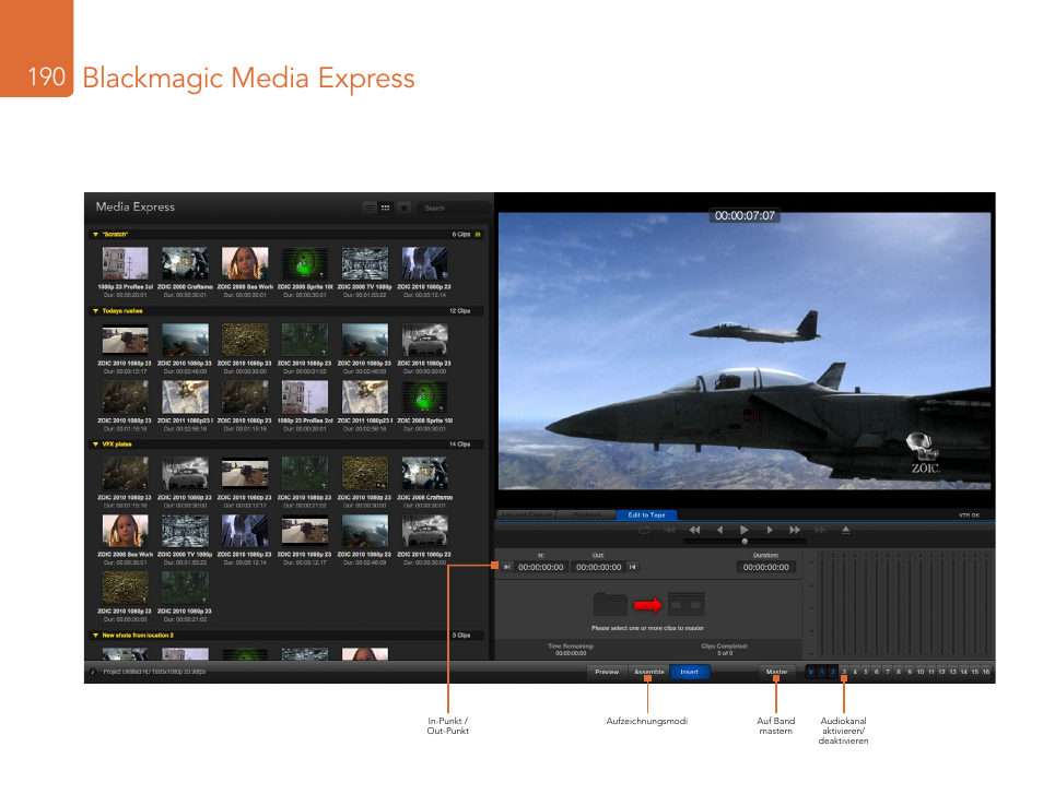 Blackmagic media express | Blackmagic Design DeckLink Studio 4K Capture & Playback Card User Manual | Page 190 / 295