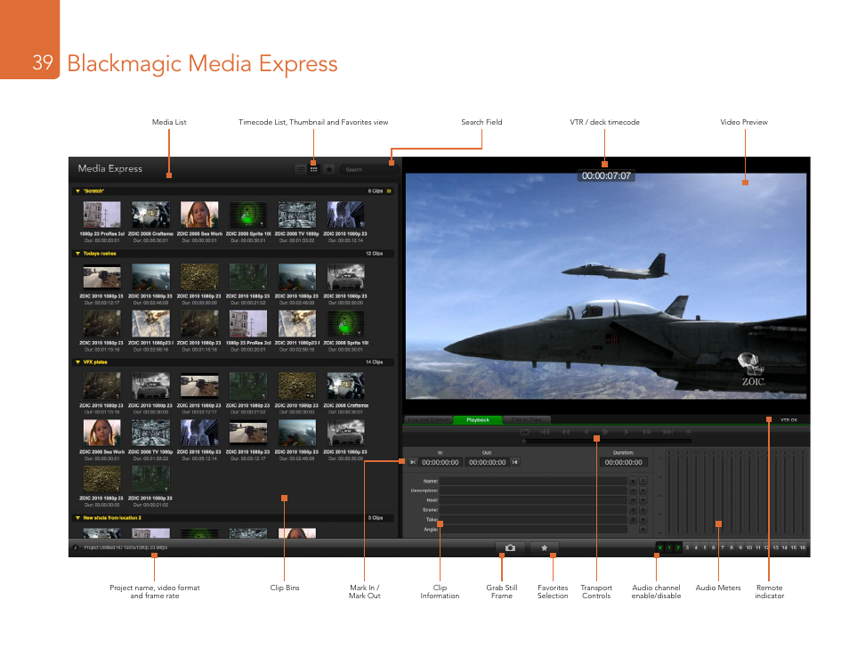 Blackmagic media express | Blackmagic Design DeckLink Studio 4K Capture & Playback Card User Manual | Page 39 / 295