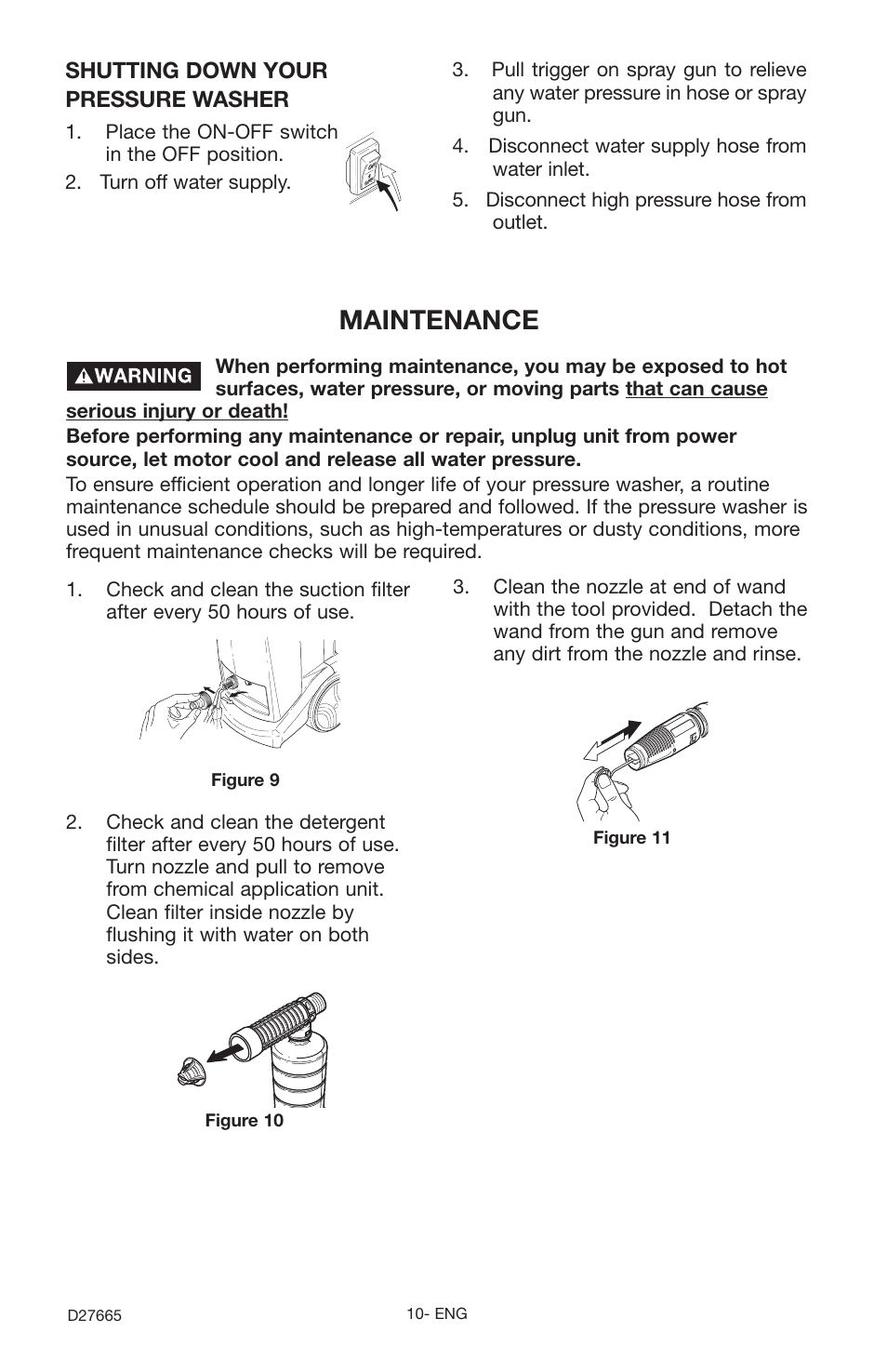 Maintenance | Delta D1600e User Manual | Page 10 / 14