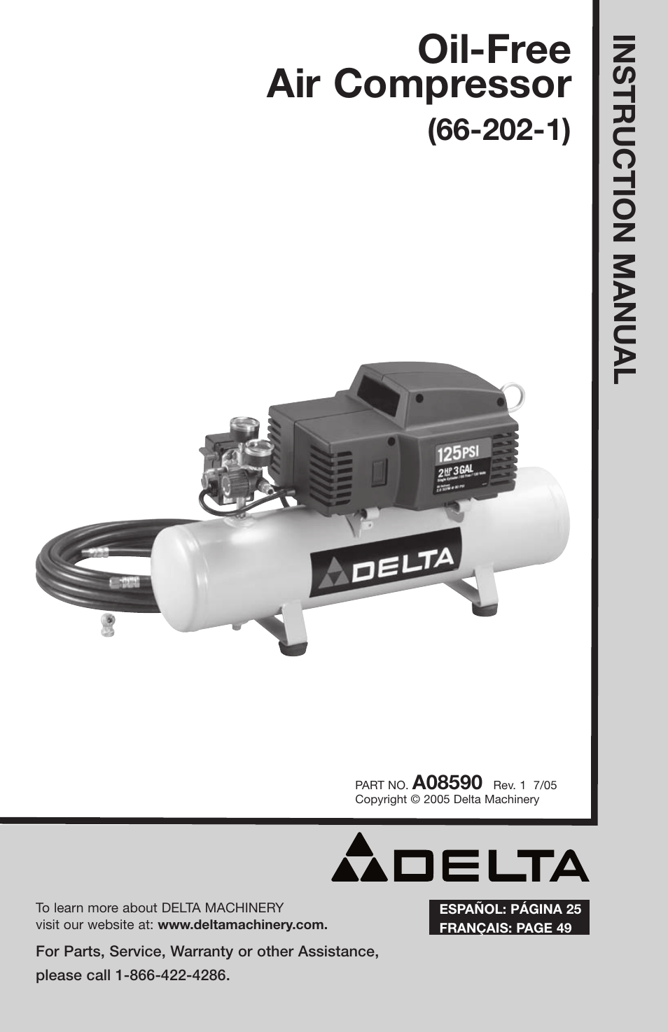 Delta A08590 User Manual | 60 pages