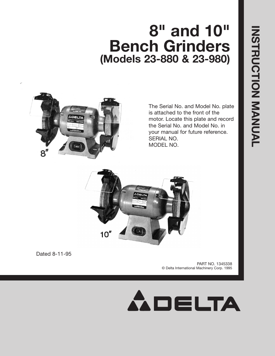 Delta 23-880 User Manual | 8 pages