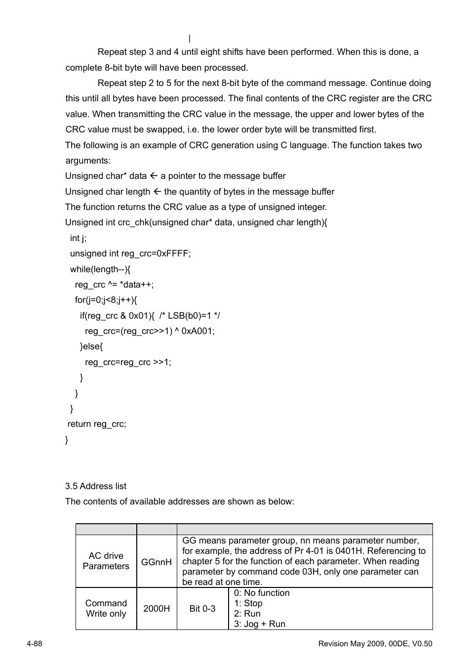 Delta BLD-E1 brushless DC motor drive BLD-E1 Series User Manual | Page 129 / 186