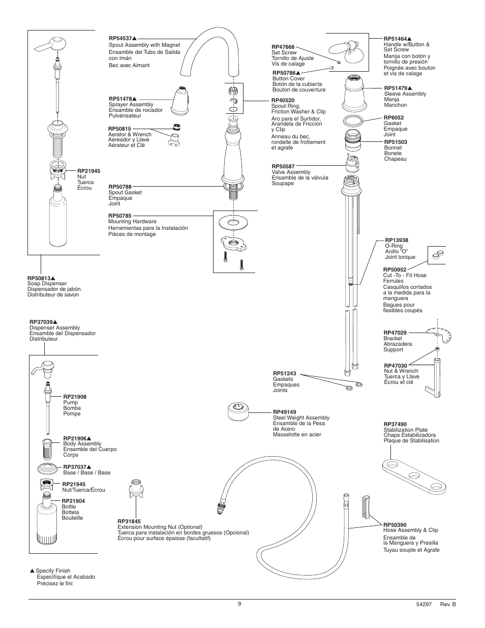 Delta Victorian 542975 User Manual | Page 9 / 12