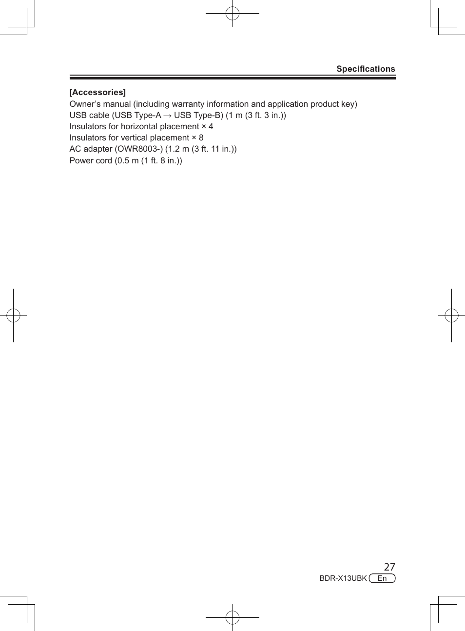 Pioneer BDR-X13UBK External USB 3.2 Gen 1 Blu-Ray Drive with M-DISC Support User Manual | Page 27 / 64