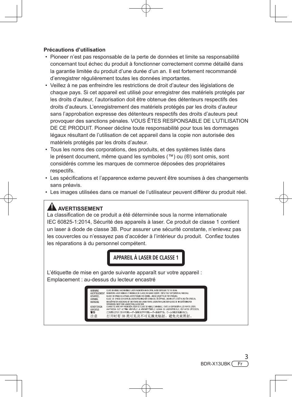 Pioneer BDR-X13UBK External USB 3.2 Gen 1 Blu-Ray Drive with M-DISC Support User Manual | Page 33 / 64