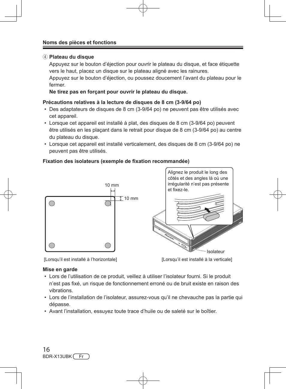 Pioneer BDR-X13UBK External USB 3.2 Gen 1 Blu-Ray Drive with M-DISC Support User Manual | Page 46 / 64