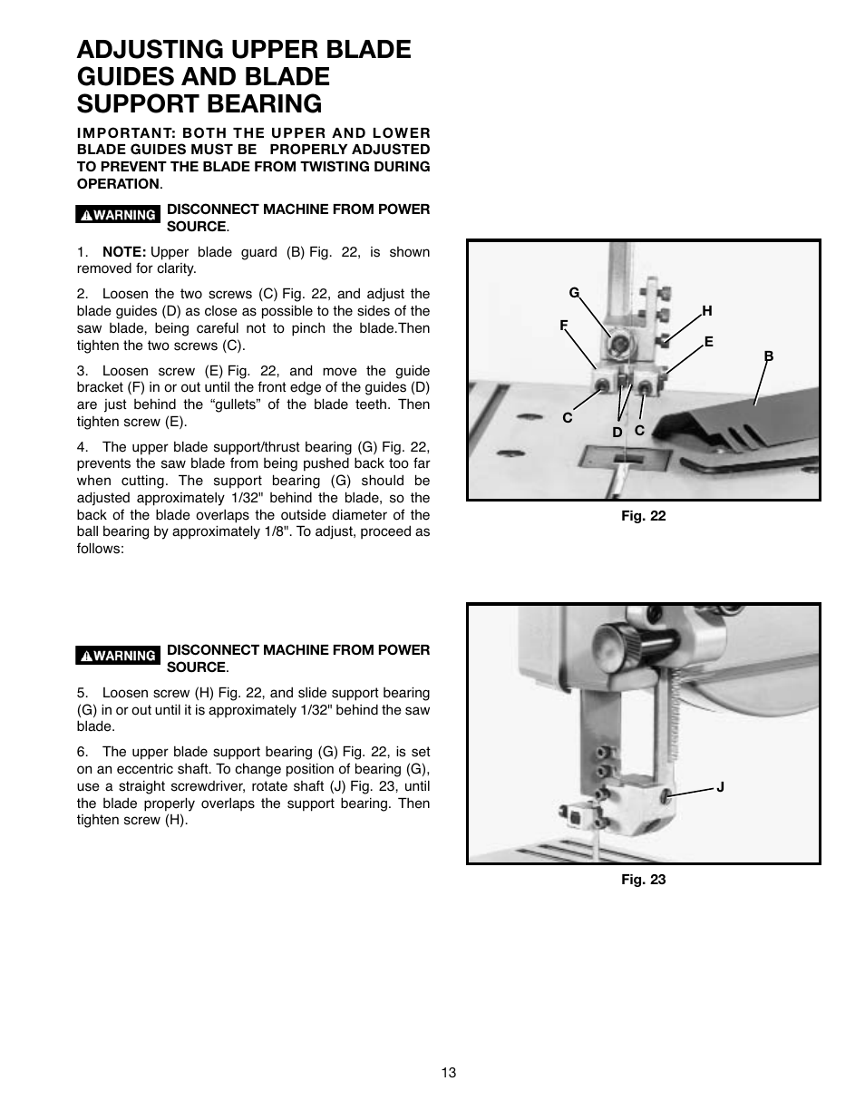 Delta ShopMaster SM400 User Manual | Page 13 / 72