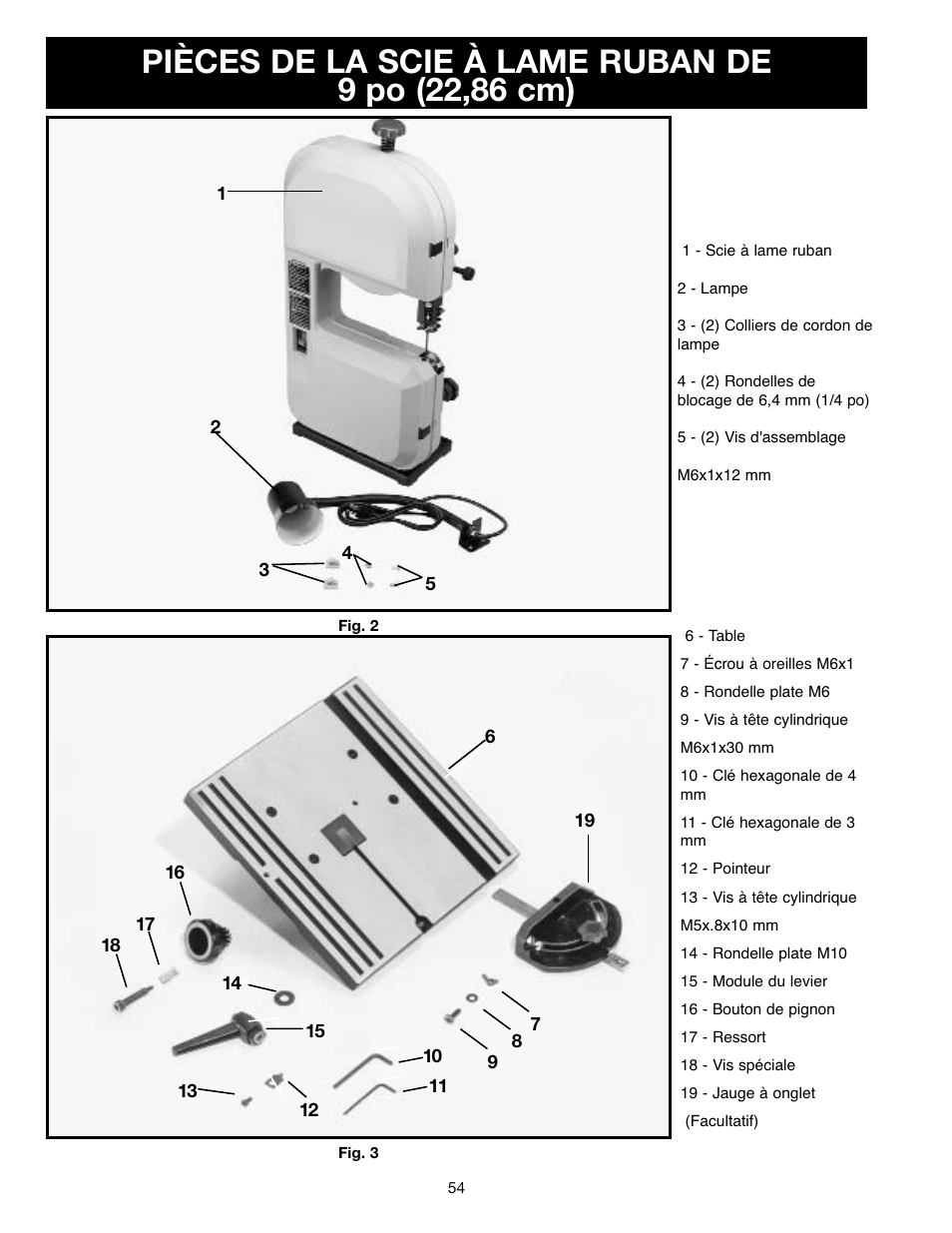 Delta ShopMaster SM400 User Manual | Page 54 / 72