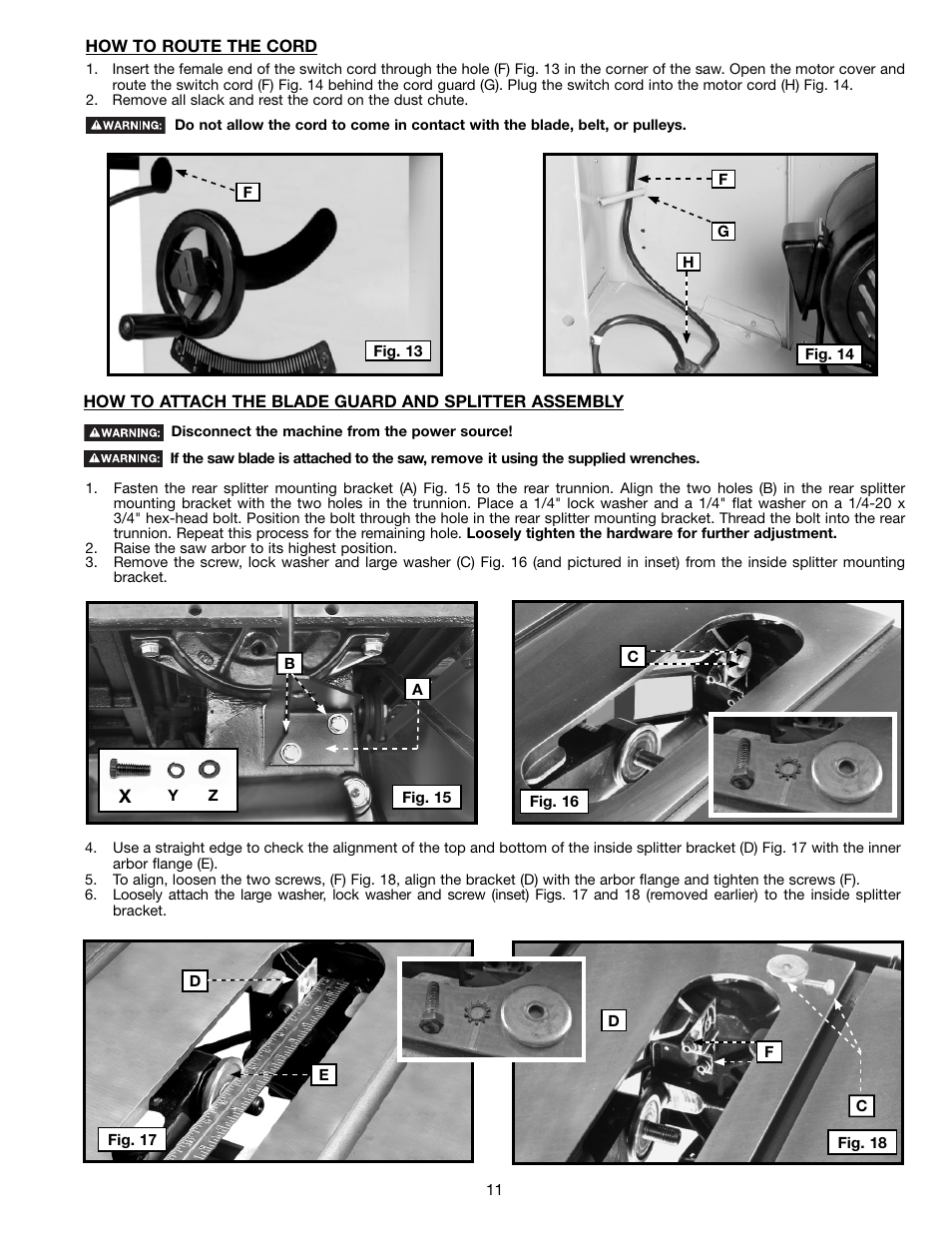 Delta 36-714B User Manual | Page 11 / 76