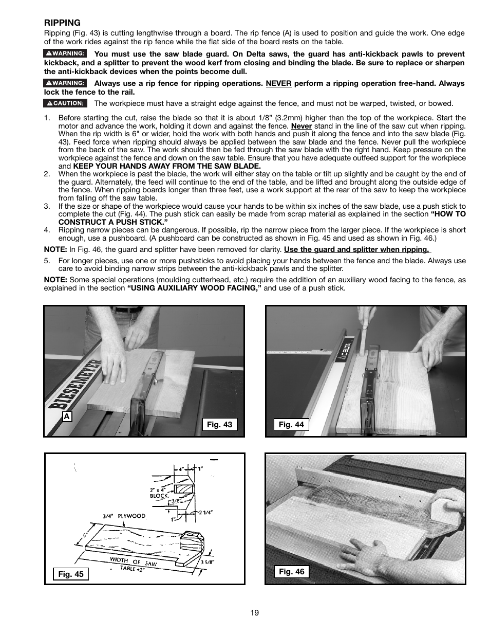 Delta 36-714B User Manual | Page 19 / 76