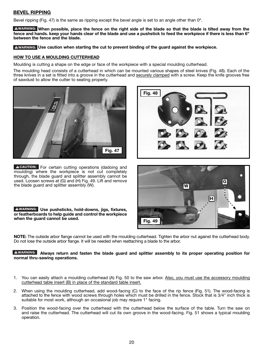 Delta 36-714B User Manual | Page 20 / 76