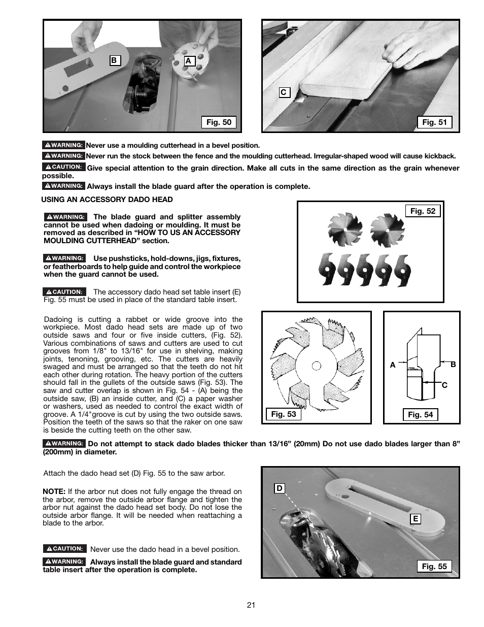 Delta 36-714B User Manual | Page 21 / 76