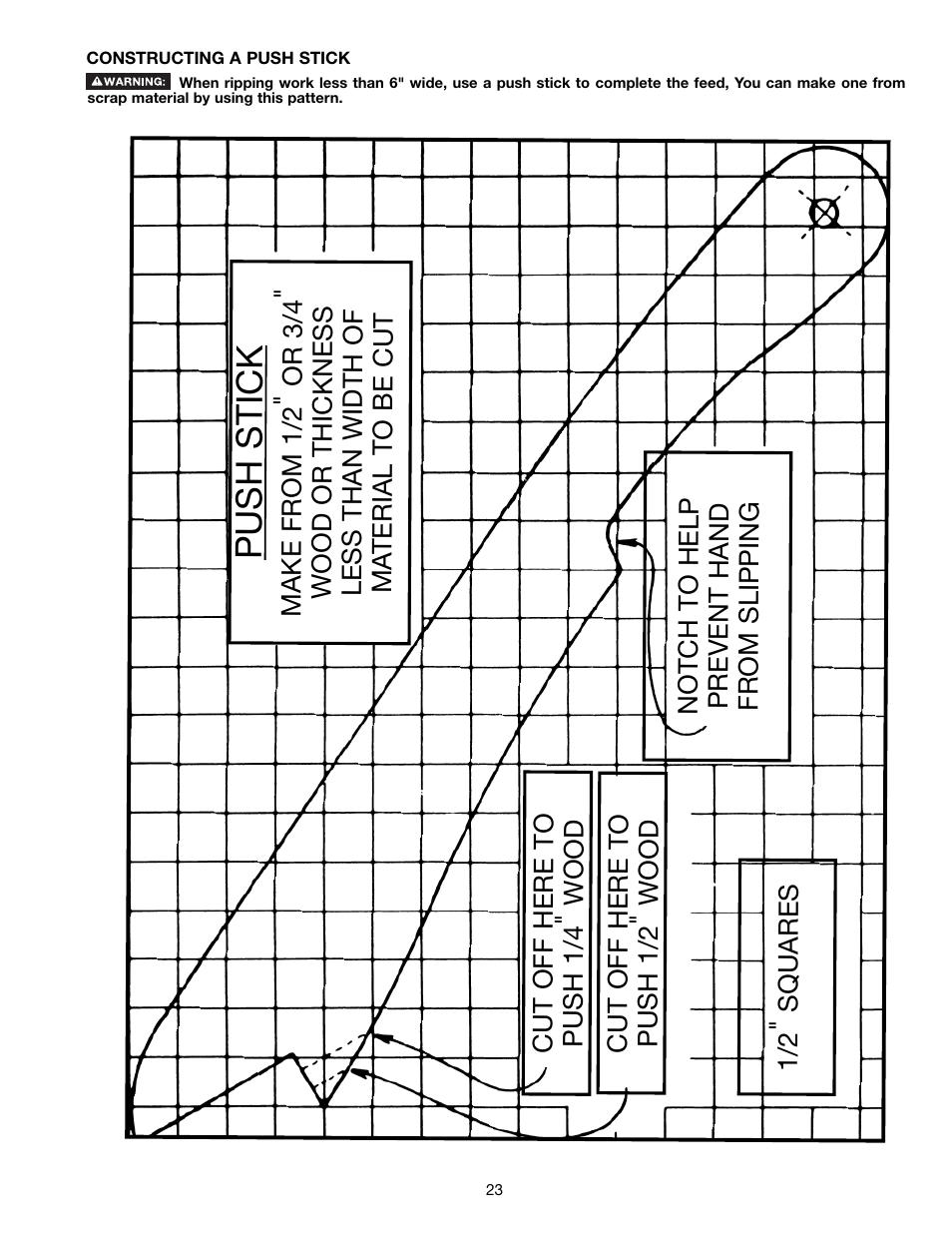 Push stick | Delta 36-714B User Manual | Page 23 / 76