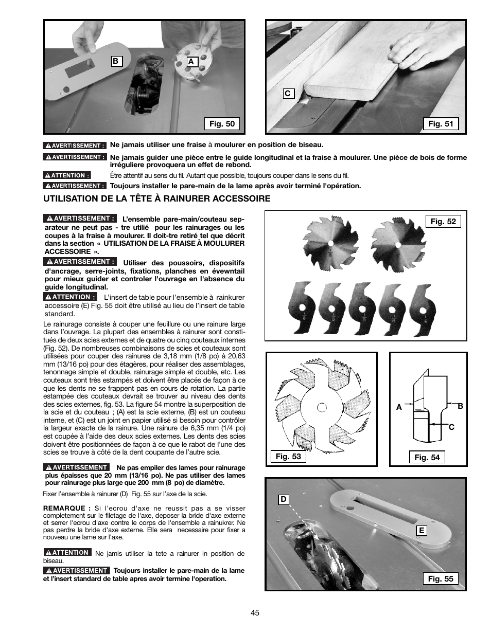 Delta 36-714B User Manual | Page 45 / 76