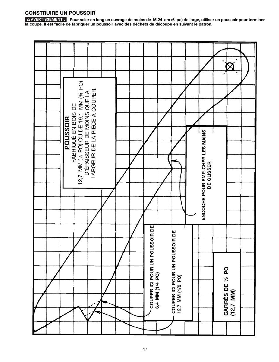 Poussoir | Delta 36-714B User Manual | Page 47 / 76