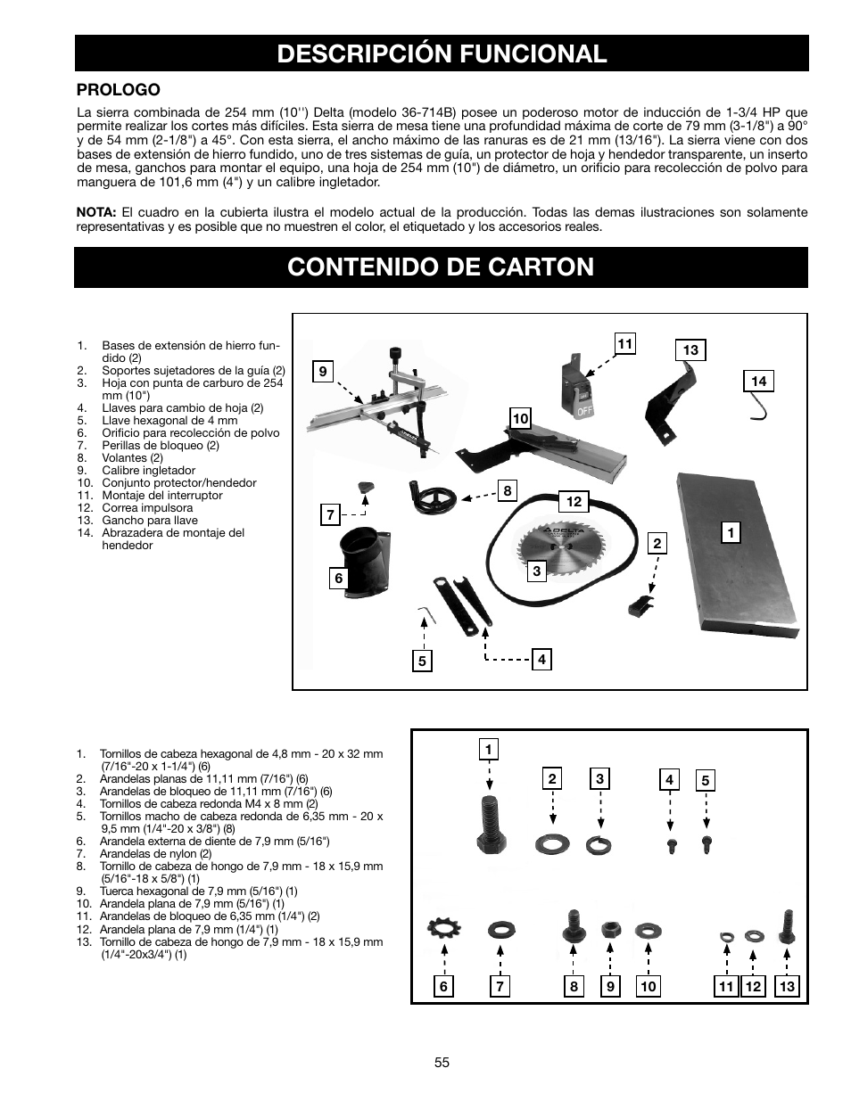 Delta 36-714B User Manual | Page 55 / 76