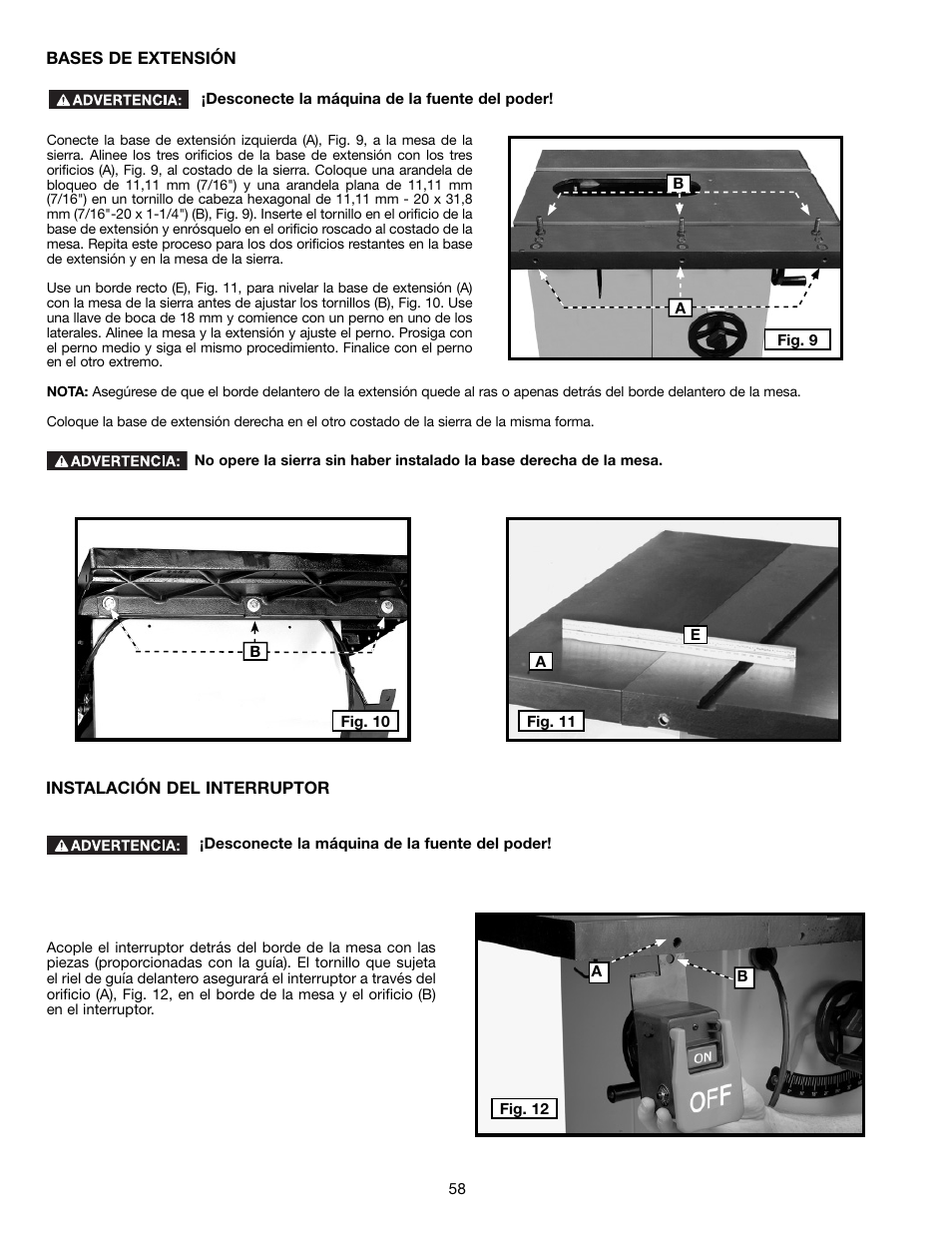 Delta 36-714B User Manual | Page 58 / 76